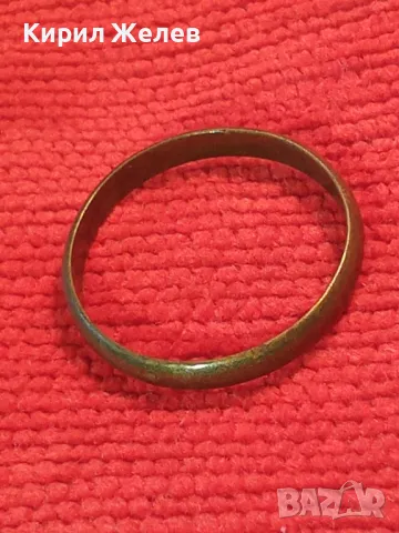 Стар ФИН МЕСИНГОВ ПРЪСТЕН Тип ХАЛКА РЪЧНА МАЙСТОРСКА ИЗРАБОТКА 31165, снимка 7 - Антикварни и старинни предмети - 47163206