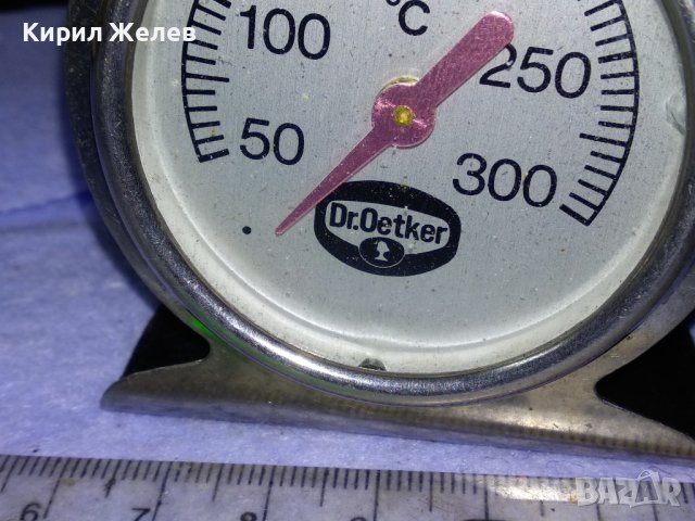 Dr. OETKER Стар МАРКОВ Мех ГОТВАРСКИ КУХНЕНСКИ ТЕРМОМЕТЪР За КОЛЕКЦИЯ ТЕМАТИЧЕН ИНТЕРИОР ДЕКОР 41348, снимка 4 - Антикварни и старинни предмети - 43598198