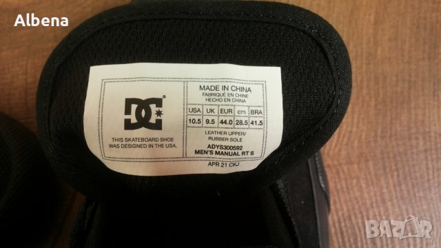 DC SHOE CO USA Leather Размер EUR 44 / UK 9,5 кецове естествена кожа 78-14-S, снимка 18 - Кецове - 43761094