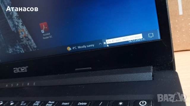 Acer Aspire 3 (A315-34) - 280лв., снимка 5 - Лаптопи за дома - 52841139