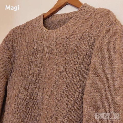 Мъжки вълнен пуловер, снимка 3 - Блузи с дълъг ръкав и пуловери - 53214714