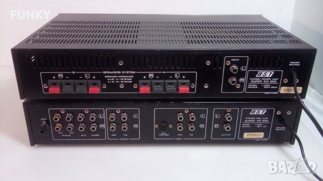 Stereo Pre. Amp. BST Super CP-200 & BST Super CM-200 Dual Mono Power Amplifier, снимка 13 - Ресийвъри, усилватели, смесителни пултове - 35030749