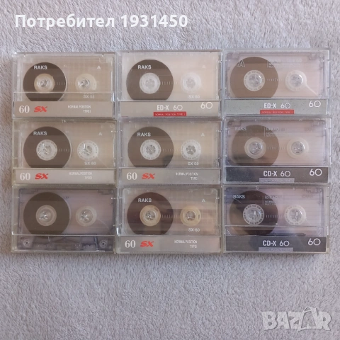 касетки за касетофон, снимка 2 - Аудио касети - 53589185