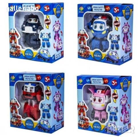 Роботчета трансформърс на градската безопасност 2в1 (Transformers)