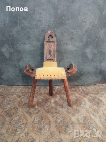 Старинен скандинавски стол за раждане, снимка 5 - Столове - 38043430