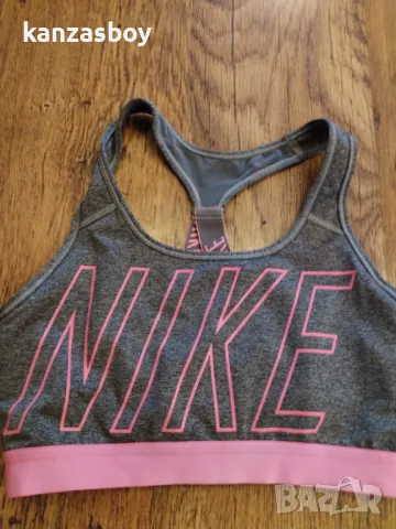 nike sport bra - страхотно дамско бюстие КАТО НОВО М, снимка 3 - Корсети, бюстиета, топове - 49624426