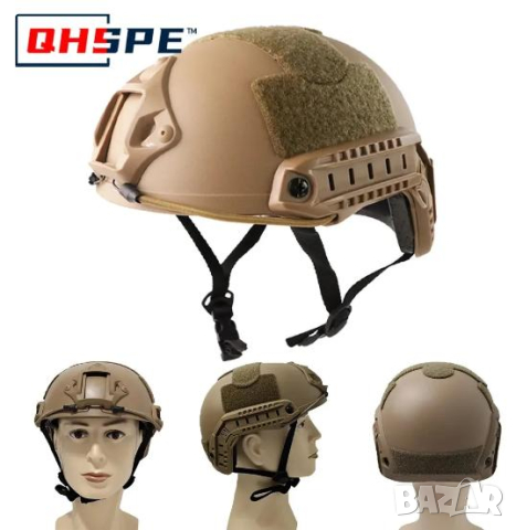 NVG FAST SPEC-OPS MICH 2000 Airsoft Paintball Tactical Helmet Каска за Екшън Камера с Нощно Виждане, снимка 12 - Камери - 44843269