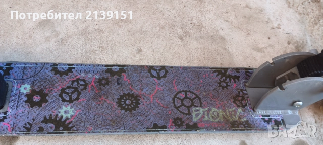 Алуминиева сгъваема тротинетка BYOX, снимка 4 - Други спортове - 52885359