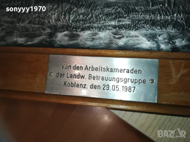 ОЛОВНА КАРТИНА ОТ ГЕРМАНИЯ 2709241718LH1ED, снимка 4 - Антикварни и старинни предмети - 47377972