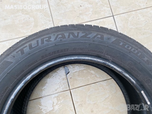 Гуми летни гума 225/55/17” BRIDGESTONE TURANZA, снимка 5 - Гуми и джанти - 43245778