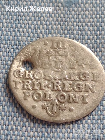 Сребърна монета 3 гроша 1623г. Сигизмунд трети ПОЛША 28455, снимка 7 - Нумизматика и бонистика - 42930470