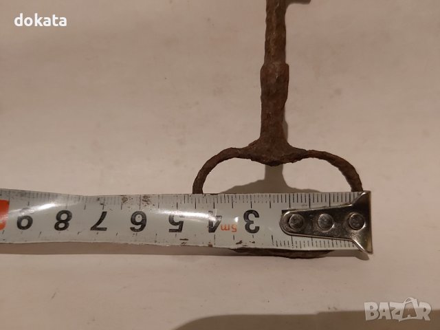 Стар железен ключ., снимка 5 - Колекции - 39506950