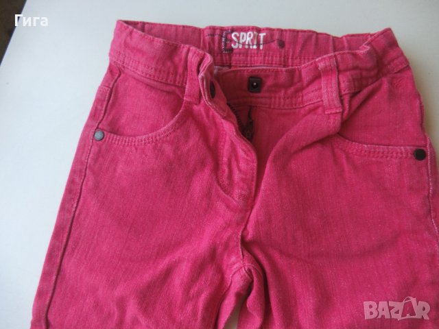 розови дънки Esprit р128, снимка 3 - Детски панталони и дънки - 37417227