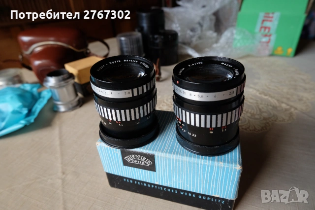 Meyer Optik Gorlitz Oreston 100mm f2.8 lenses. M42 mount., снимка 2 - Обективи и филтри - 53444270