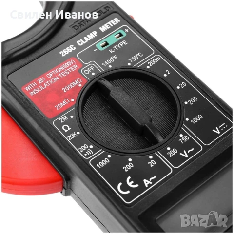 Цифров мултимер с амперклещи и дисплей, модел DT-266C, снимка 2 - Друга електроника - 51044496