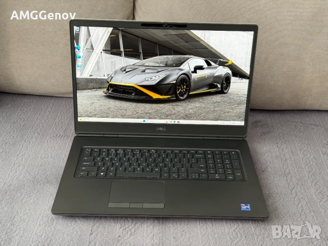 17.3’FHD IPS/RTX A5000 16GB/Dell Precision 7760/i9-11950H/64GB/1TB, снимка 2 - Лаптопи за работа - 52495204