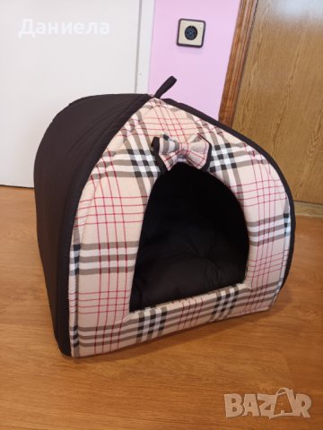 Къщичка иглу за куче /котка от плат и дунапрен , снимка 14 - За кучета - 36659717