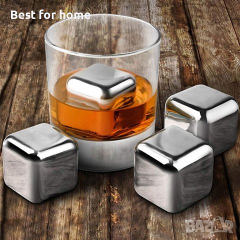 Кубчета за охлаждане на напитки Contento Ice Cubes, комплект 4 бр., снимка 1 - Други - 43334917