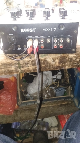 Смесител МХ-17, снимка 3 - Ресийвъри, усилватели, смесителни пултове - 52564981