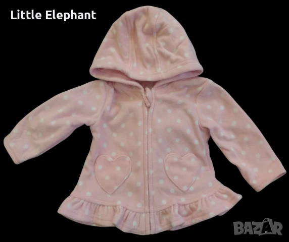 Худи за момиченце на 6-9 мес,колекция"Poits"/,Англия/нов
