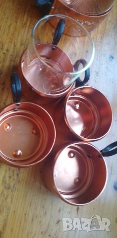 Огнеупорна кана и чаша за чай с подстакан, снимка 4 - Чаши - 39905544