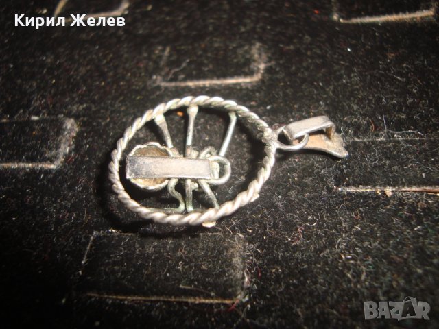 СРЕБРИСТО ПАЯЧЕ ВИНТИДЖ АРТ МЕДАЛЬОН ФИГУРКА 21666, снимка 5 - Колиета, медальони, синджири - 32524002