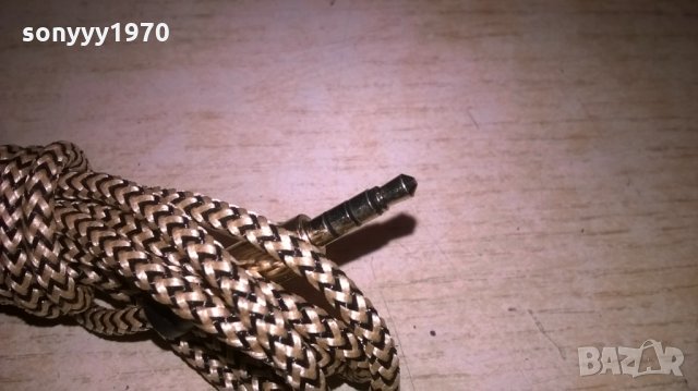 кабел 1.5м с оплетка и позлатени жакове 3.5мм, снимка 10 - Други - 26513171