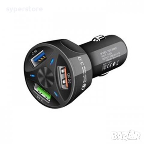 Зарядно 12-32V 2 USB порта + Type C, 55W Fast Charge Digital One SP00599 - изход от 5 до 12V и Type 