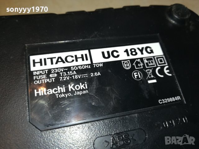 HITACHI UC18YG 7,2-18V NI-CD BATTERY CHARGER 2001241858, снимка 10 - Винтоверти - 43898974