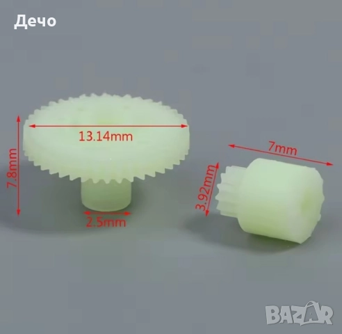 Зъбчатки за касетен дек Technics / Panasonic  2, снимка 4 - Декове - 52573282