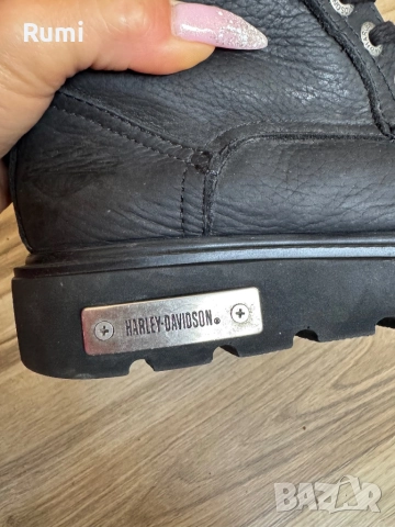 Оригинални бутикови боти естествена кожа HARLEY DAVIDSON! 37 н, снимка 9 - Дамски боти - 52281152