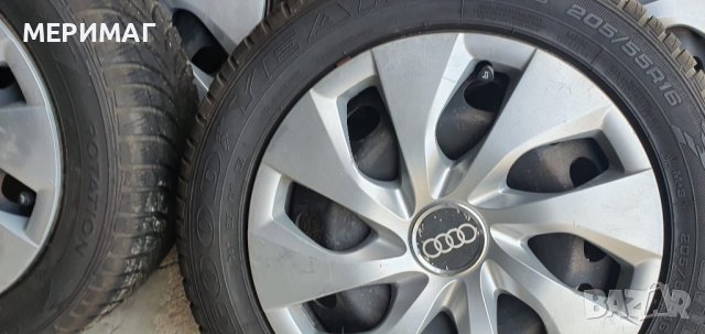 Зимни гуми с джанти за Ауди и VW 205/55-16”, снимка 8 - Гуми и джанти - 43163159