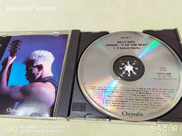 СД - BILLY IDOL - 12лв, снимка 2 - CD дискове - 51536061