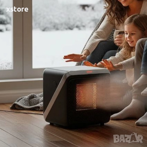 Отоплителна печка с вентилатор Rosberg R51970K, 500W , снимка 3 - Отоплителни печки - 52697307