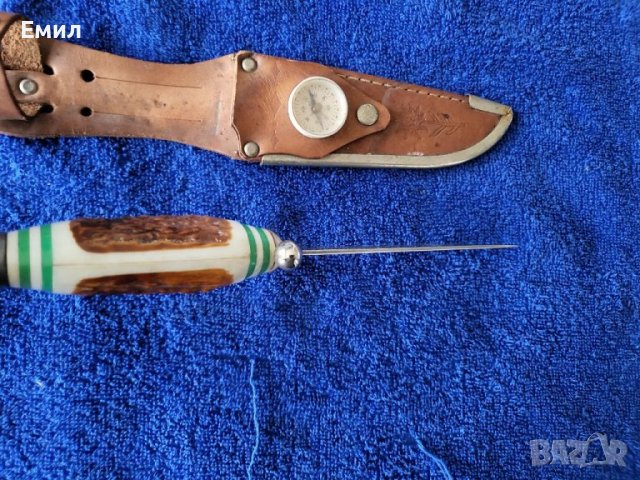 Туристически ловен нож от соца ГДР, снимка 3 - Колекции - 38963208