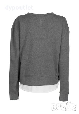 Lee Cooper - Дамска памучна блуза дълъг ръкав Layer Logo, размер S, цвят - Сив., снимка 2 - Блузи с дълъг ръкав и пуловери - 39489327