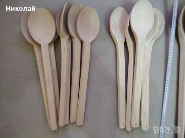 Големи дървени лъжици за готвене и чук за месо., снимка 4 - Прибори за хранене, готвене и сервиране - 36627112