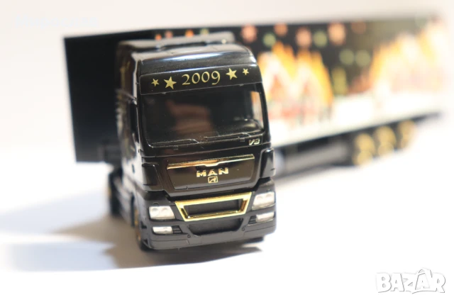 HERPA H0 1/87 MAN KАМИОН МОДЕЛ ВЛЕКАЧ ТИР, снимка 4 - Колекции - 51158603