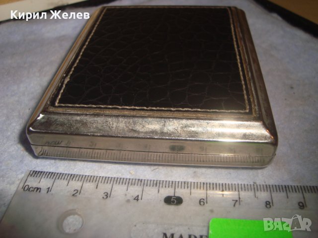 СТИЛНА ВИНТИДЖ СРЕБРИСТА РЕТРО СТИЛ ТАБАКЕРА 32192, снимка 6 - Табакери - 38288950