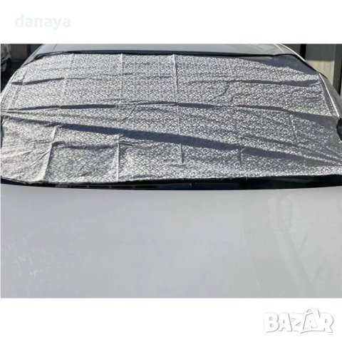 4316 Предпазно покривало за автостъкло срещу сняг лед и слънце, снимка 4 - Аксесоари и консумативи - 43434040