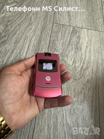 Motorola v3 V3 Моторола pink Розов, снимка 3 - Motorola - 51951969