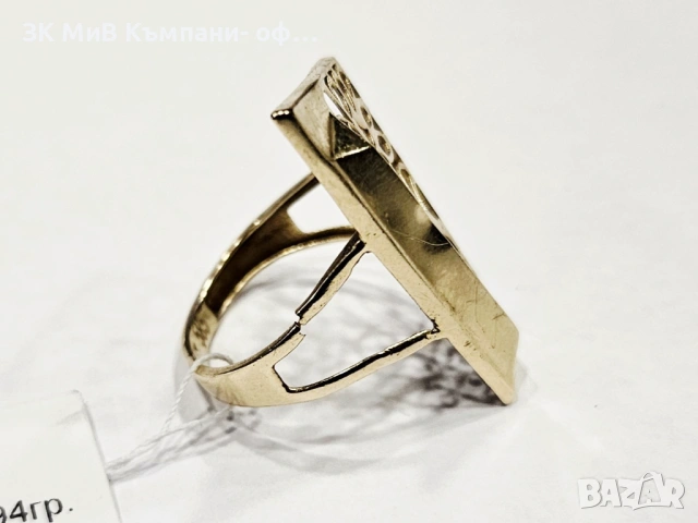 НАМАЛЕН!!! Златен пръстен 2.94гр 06643-25, снимка 2 - Пръстени - 53164746