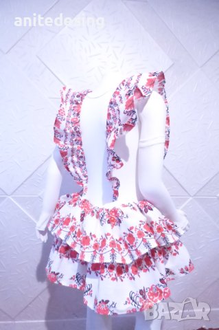 Детска рокля с етно мотиви за спортни танци или концерти., снимка 4 - Детски рокли и поли - 43050451