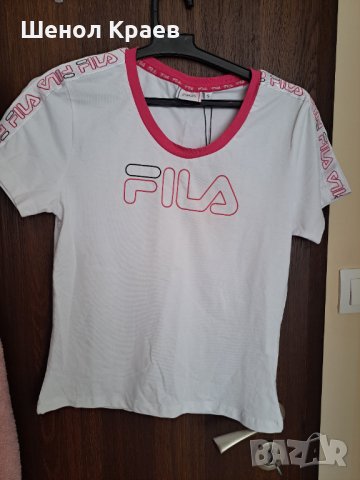 Дамска оригинална тениска на  Fila S, снимка 2 - Тениски - 40687011