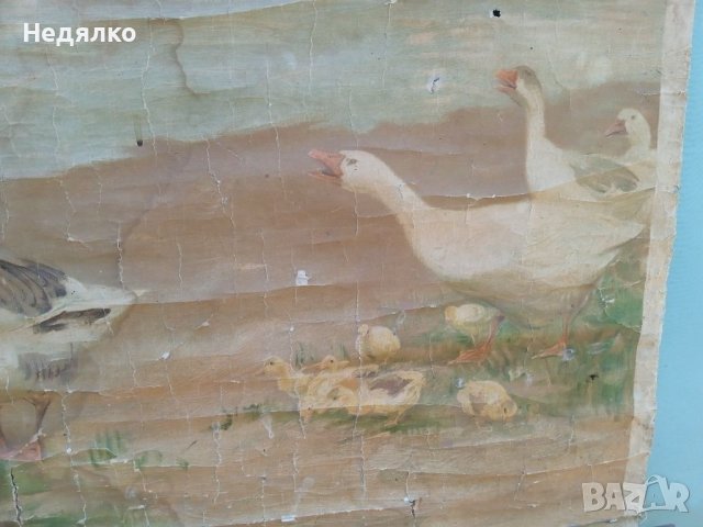 Стара карта, картина,1900г,RRR, снимка 5 - Антикварни и старинни предмети - 40688296