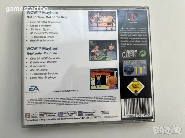 WCW Mayhem за PS1, снимка 2 - Игри за PlayStation - 49348252