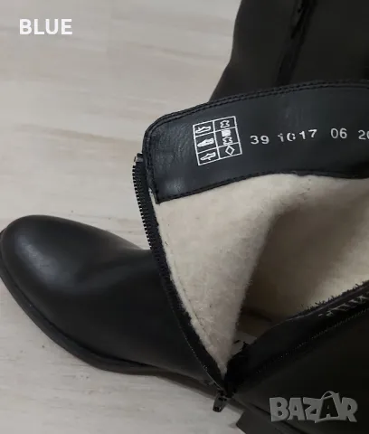 Нови дамски боти естествена кожа № 40. Намалени!, снимка 3 - Дамски боти - 48220692