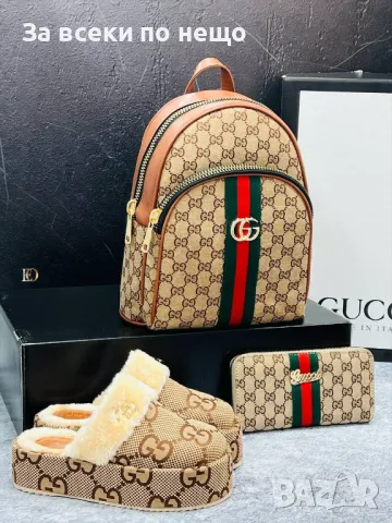 Дамски чехли Gucci - 2 налични цвята Код D964, снимка 9 - Чехли - 47318992