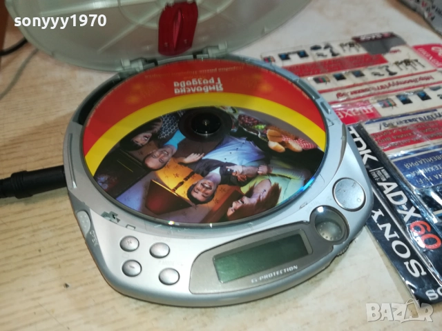 SONY D-NE215 PORTABLE CD PLAYER-WALKMAN 0309251019, снимка 4 - Радиокасетофони, транзистори - 51588385