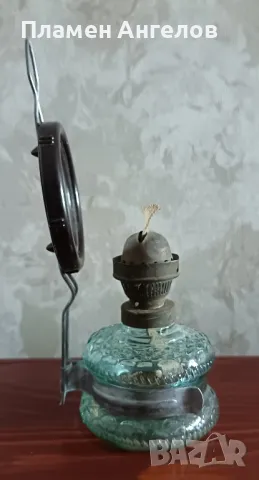 Стара газена лампа. , снимка 2 - Антикварни и старинни предмети - 49794902